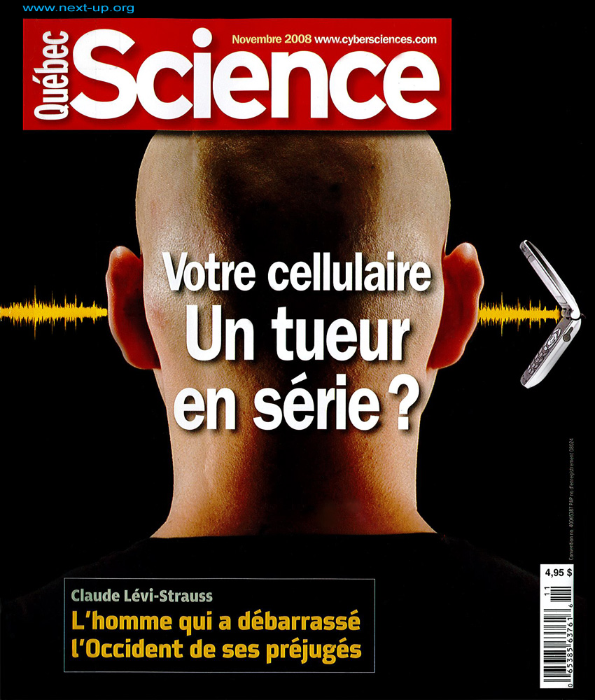 Quebec_Science_Votre_Cellulaire_un_tueur_en_serie_La_une_11_2008